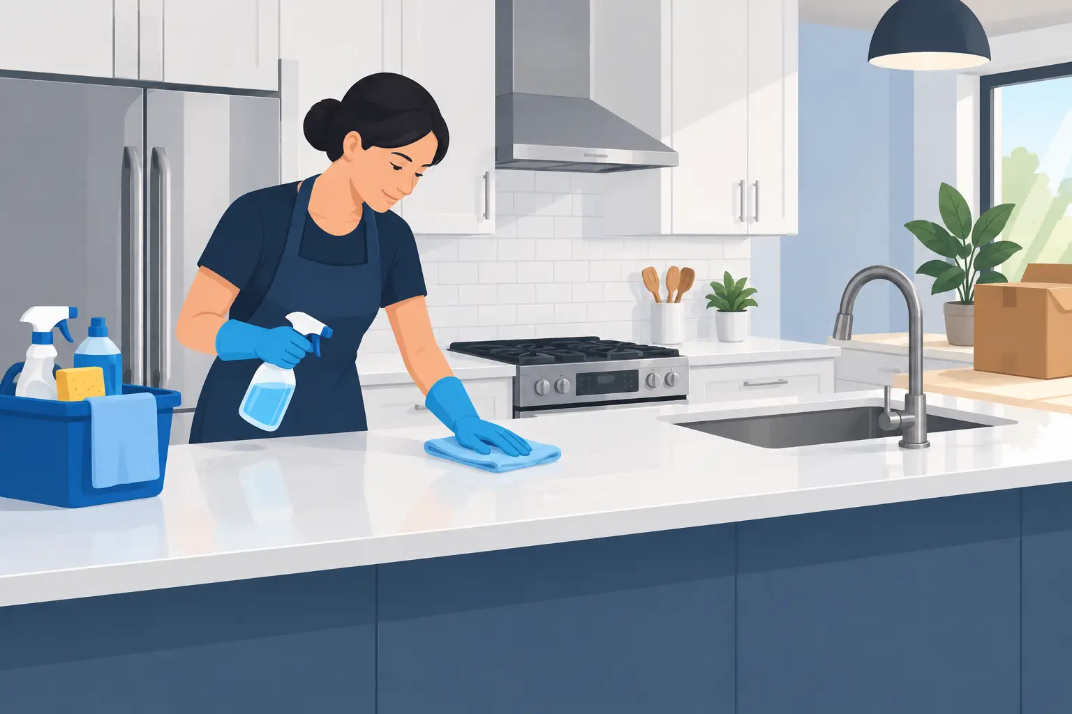 How to Clean Rental Kitchens Before Move-Out