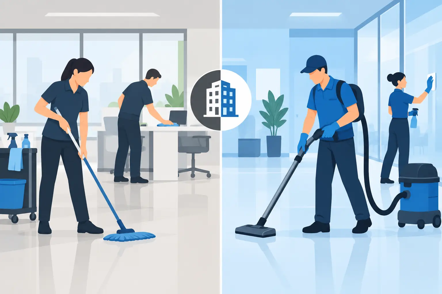 In House Versus Outsourced Janitorial Services