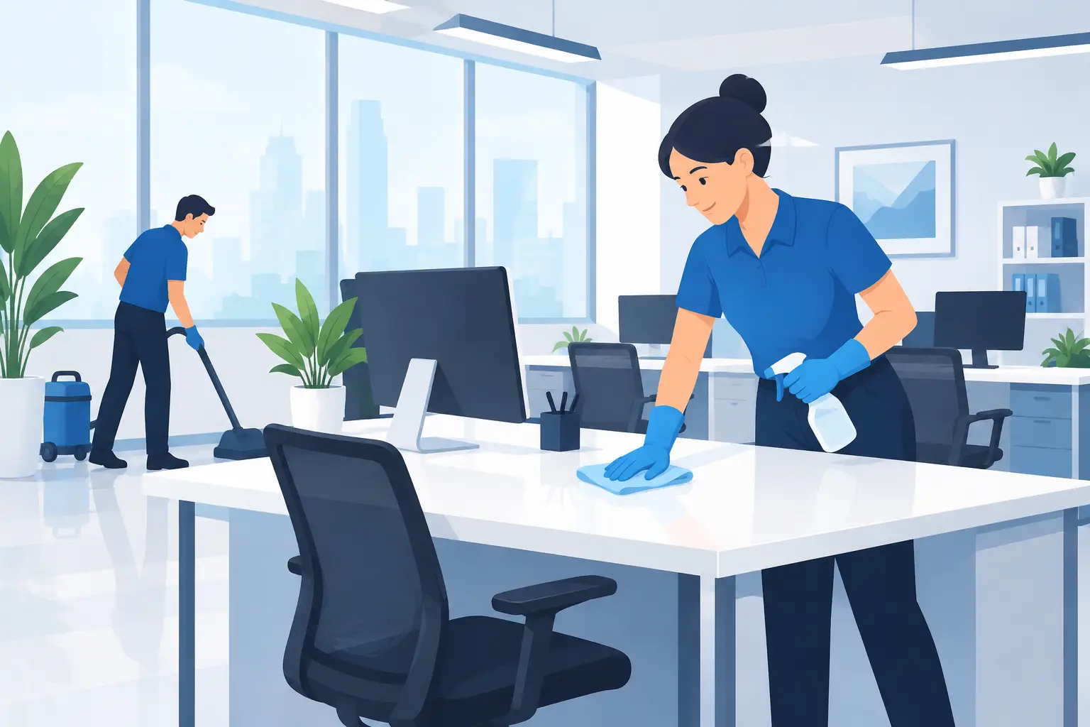 Office Cleaning That Keeps Your Team Productive